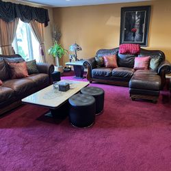 Sofa Furniture Set Leather