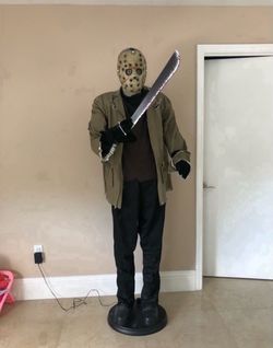 RARE 2008 Halloween 6.4ft Tall Jason Voorhees Animatronic Collectible (ACCEPTING BEST OFFERS)