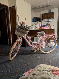 Adult pink bike