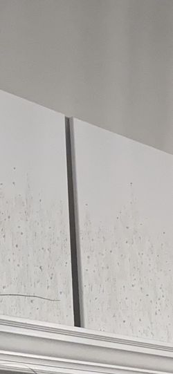 White Minimalist Textured Artwork