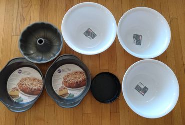 Baking pans and bowls