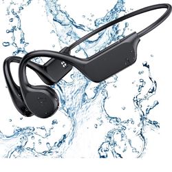 Bone Conduction Headphones Bluetooth Headphones Wireless Earbuds Running Headset Wireless Bone Conduction Headphone Bluetooth 5.3 with Mic Open Ear He