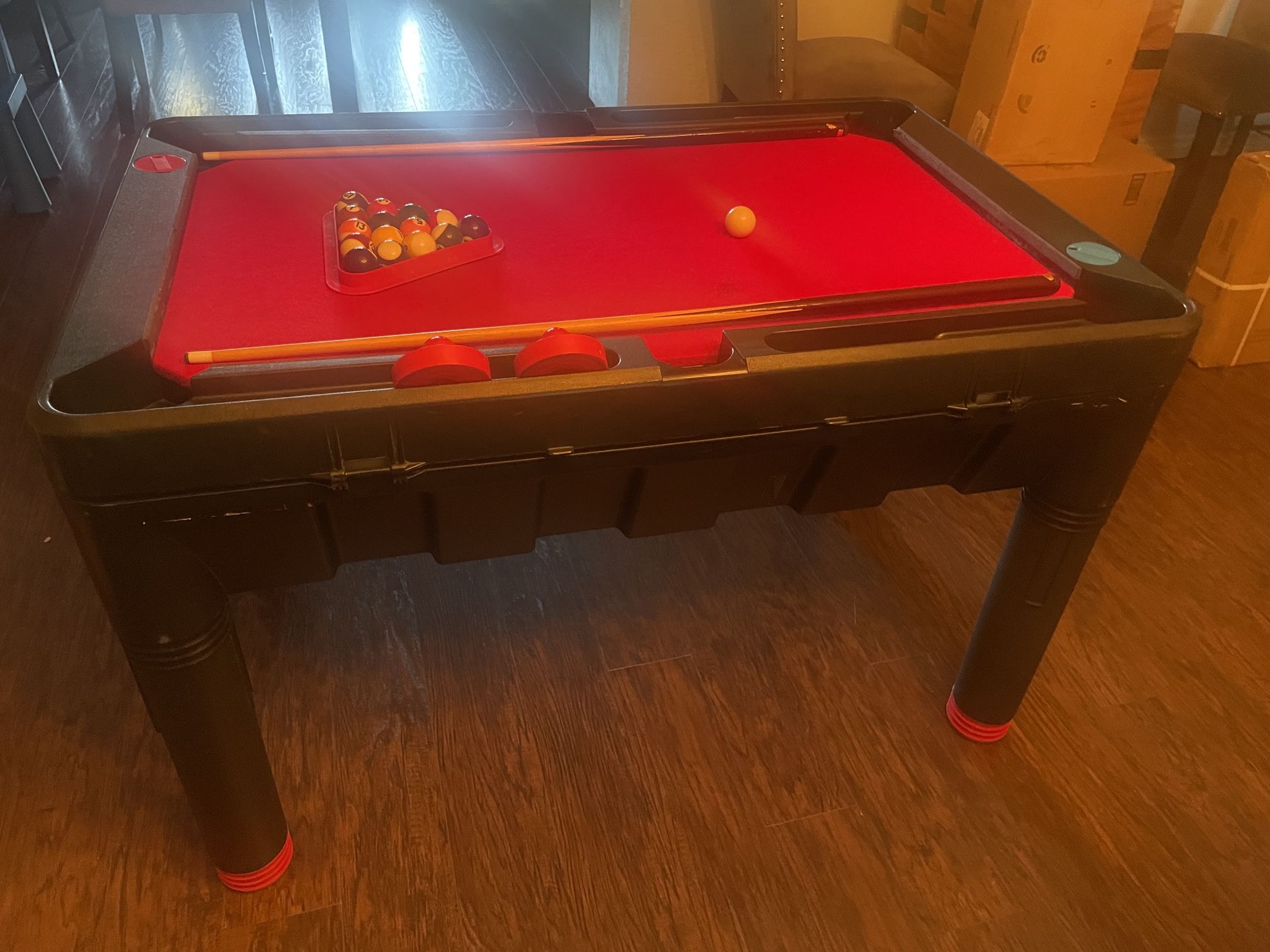 Kid Pool Table + Glide Hockey