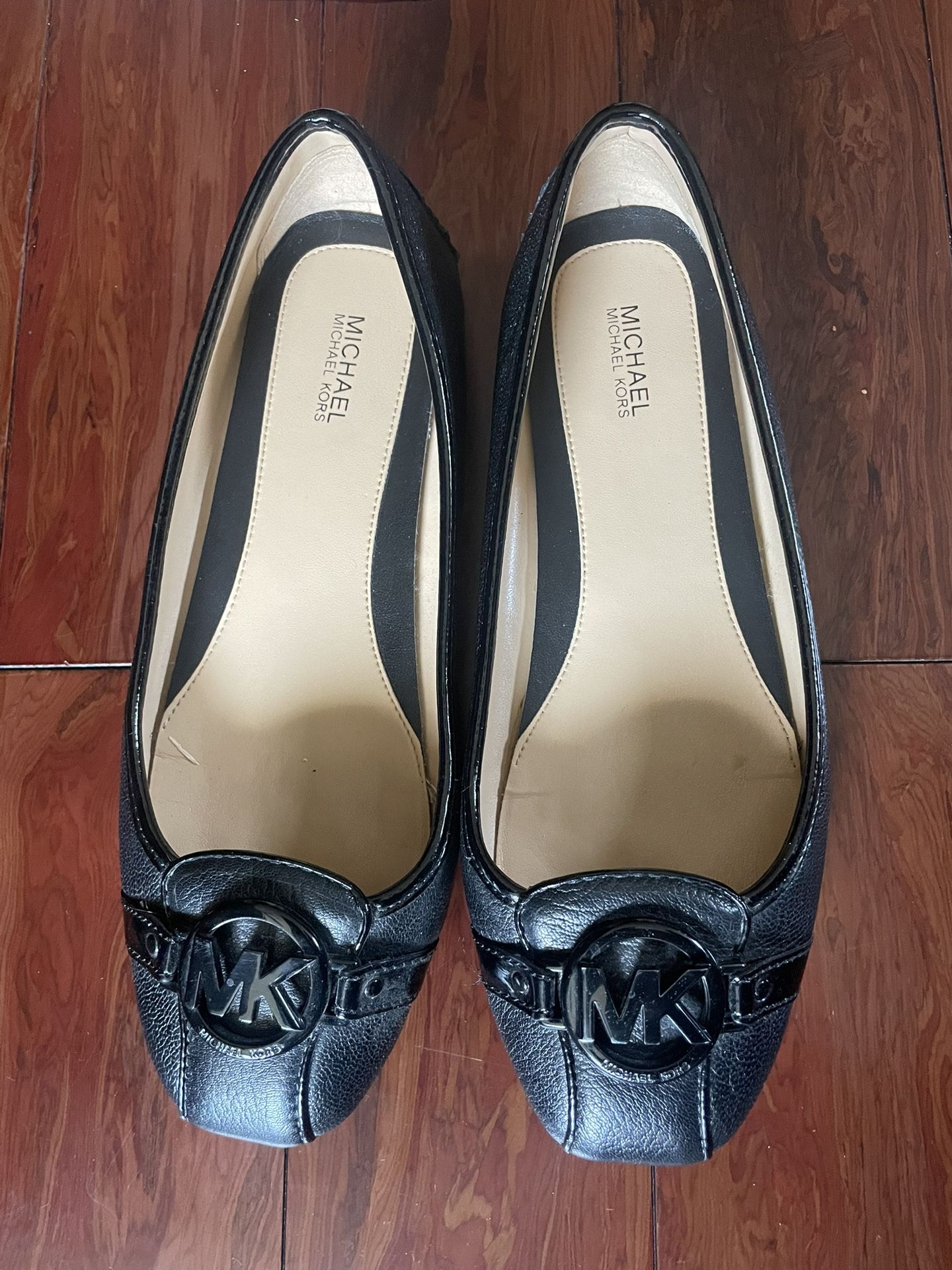 Michael Kors Fulton MOC Leather Flats 8.5