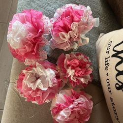 Beautiful Baby Shower Hanging Flowers For decor. 