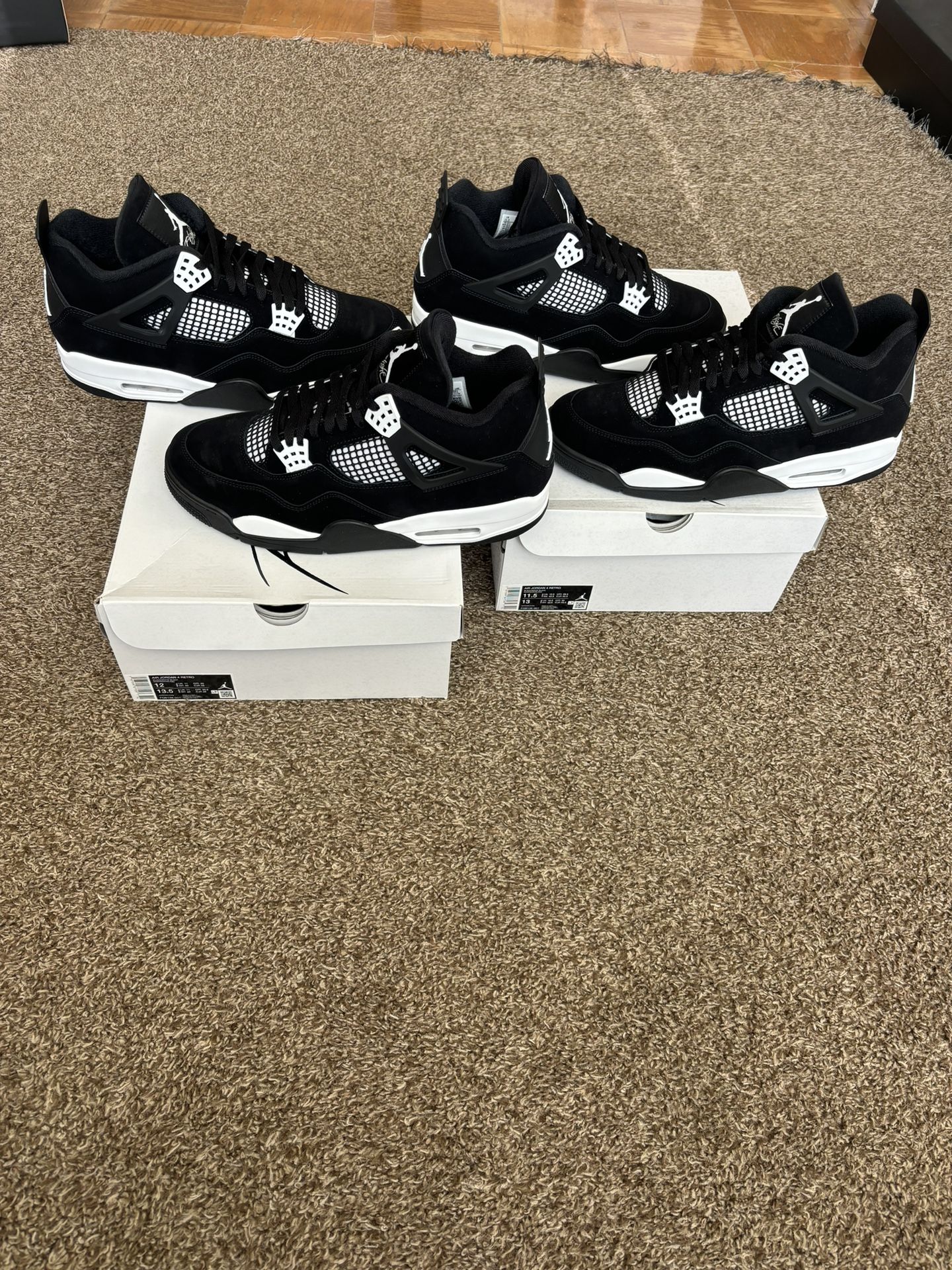 Air Jordan Retro White Thunder Size and 12 Men's