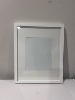 Pottery Barn White Picture Frame with Mat