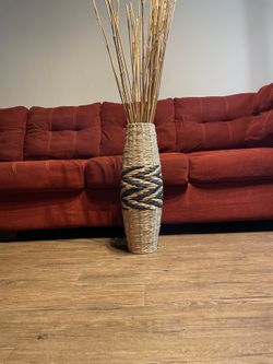 Woven Floor Vase