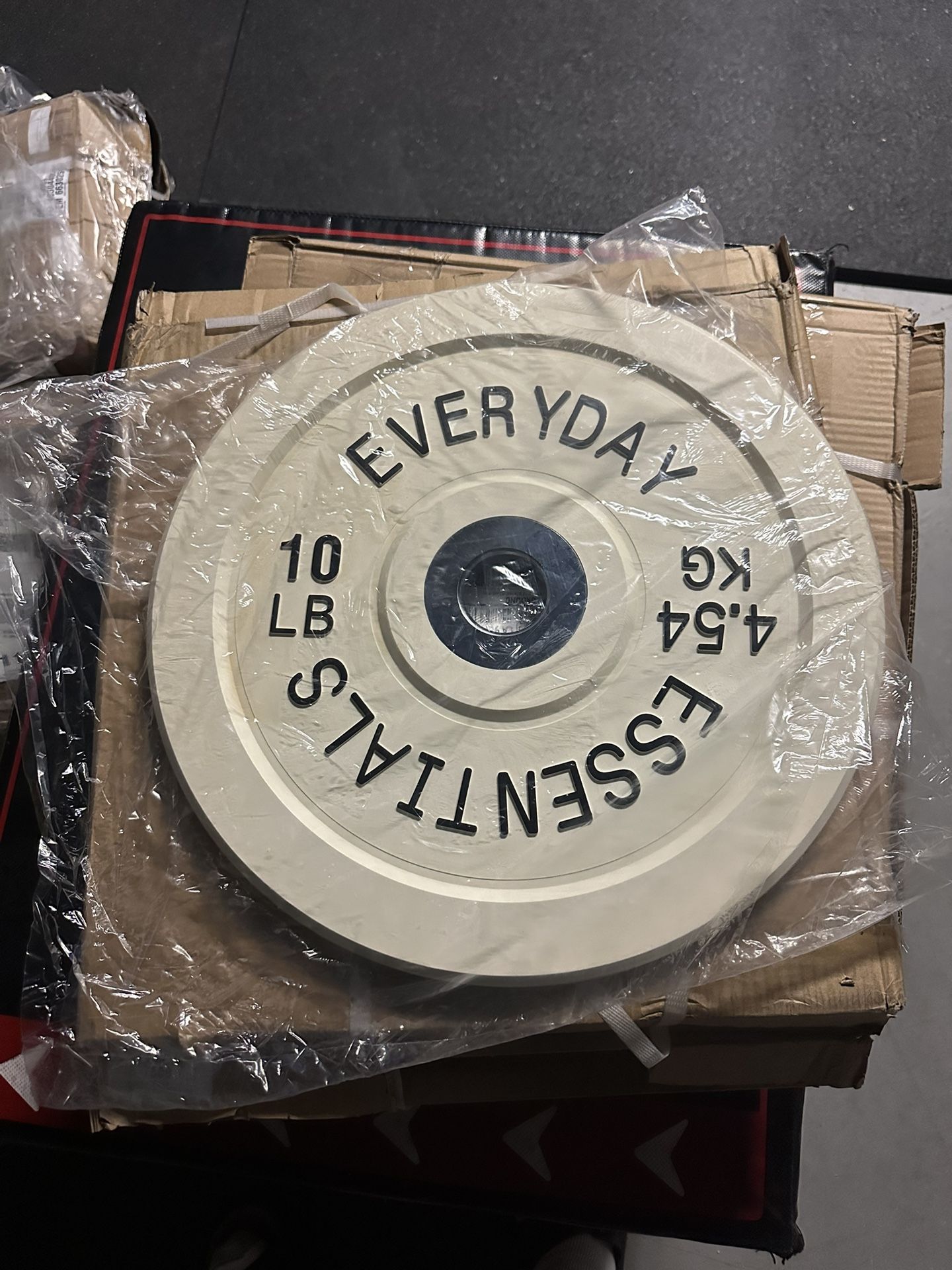 New Bumper Plates W/Barbell