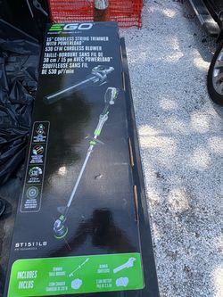 EGO trimmer and blower kit