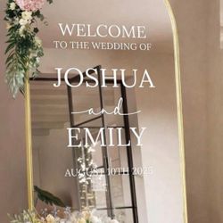 Mirror Decals Any Occcasions 