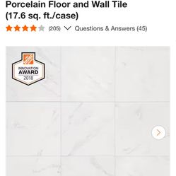18 X 18” Lifeproof Carrara Marble Tile (16 Boxes)