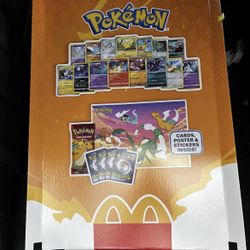 2025 McDonald’s Pokemon Happy Meal Promotional Store Display Dragonite  Rare 