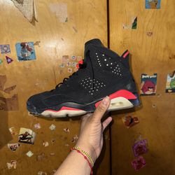Jordan 6 Black Infared 2019 Size 9.5 Og All