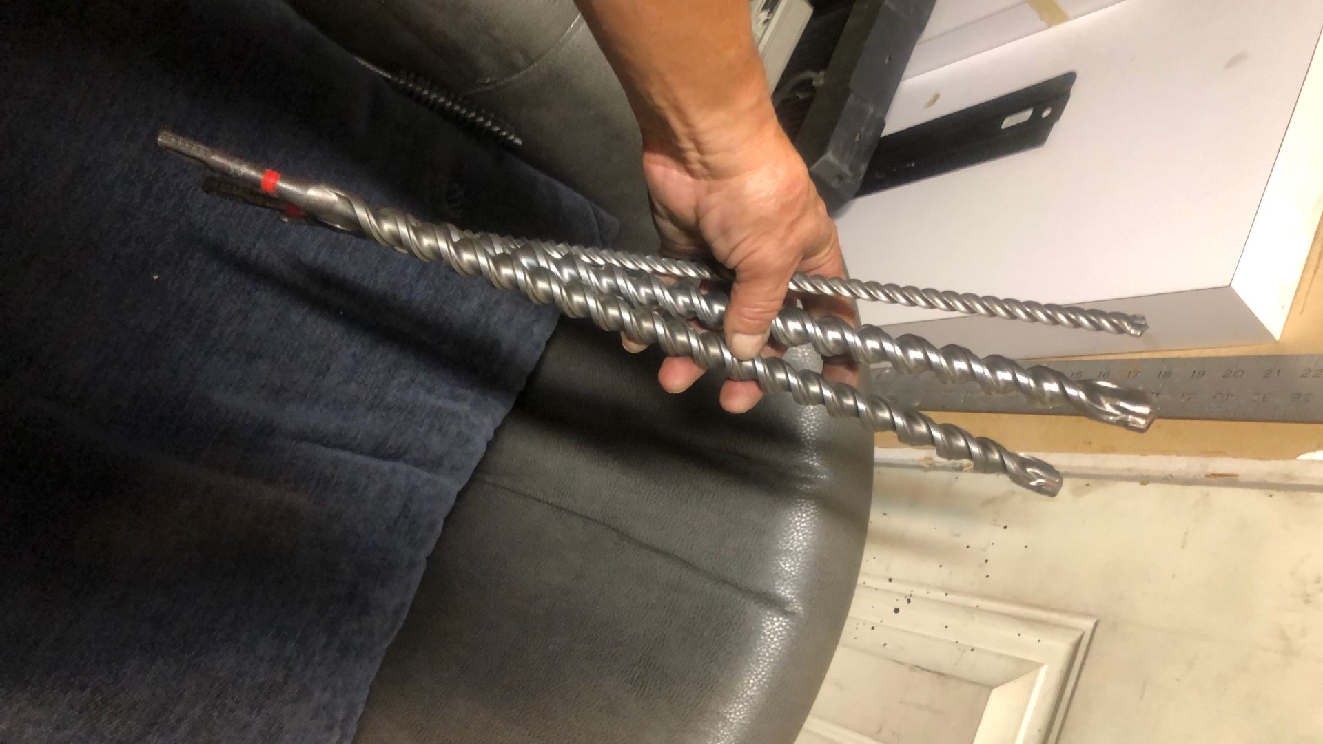 (3)   - 21”Hilti  Masonary Bits 2 New 1 Used Twice