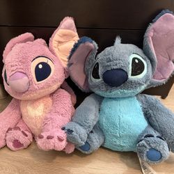 Stitch & Angel Plushies 