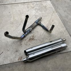 Harley Davidson Stock Tourning Exhaust 