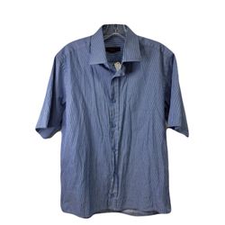 Men’s Medium- Swift Blue Button Up Shirt 