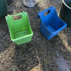Hanging Grain Buckets