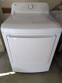 LG smart washer and dryer set