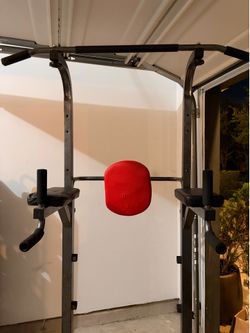 Power tower dip station