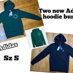 Two Adidas hoodie bundle sz M new! Sz small