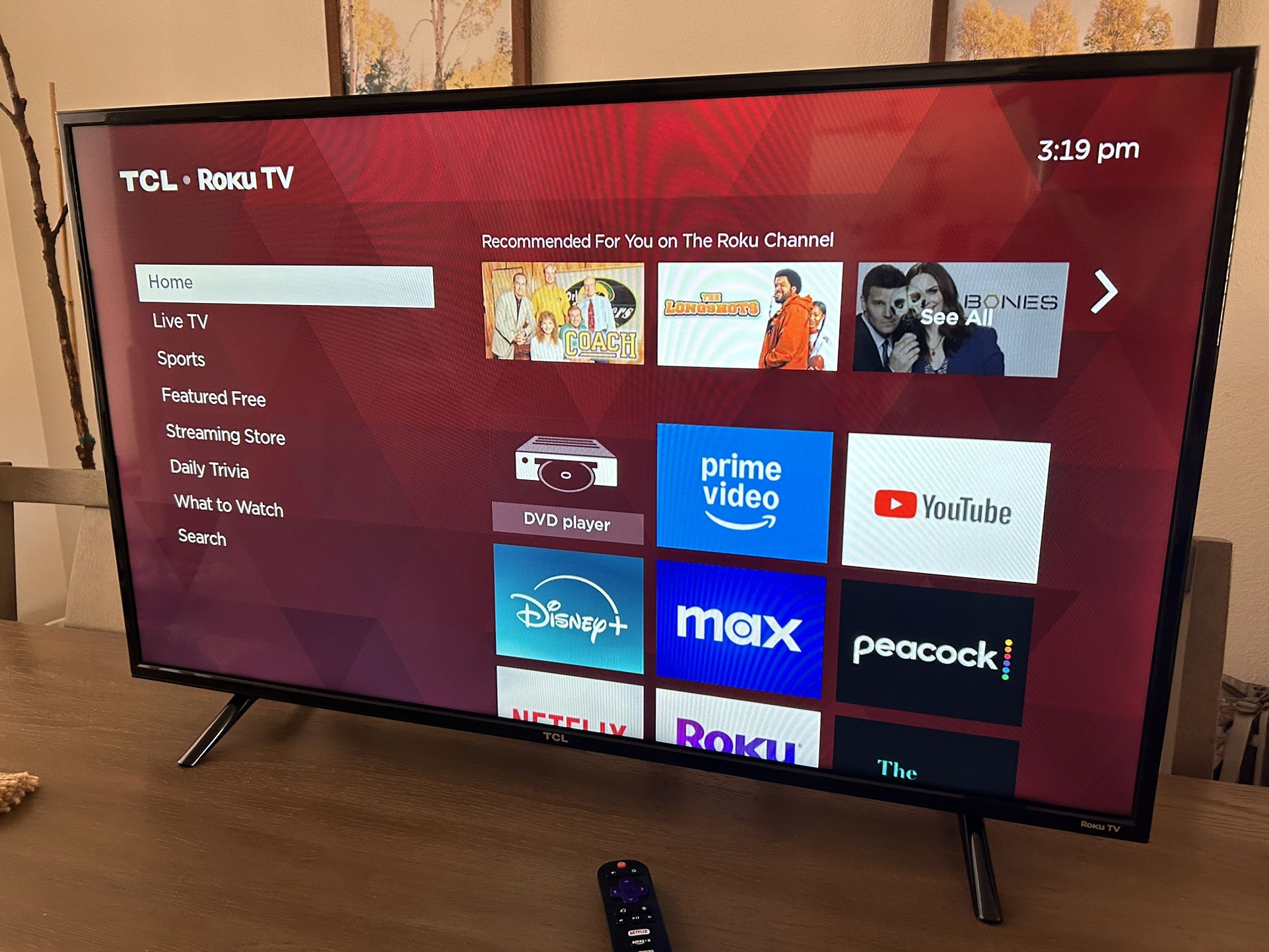 Roku TV  TCL 43”