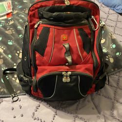 SwissGear Red Computer Backpack