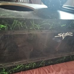 Custom Built Box For Two 15-in Subs 