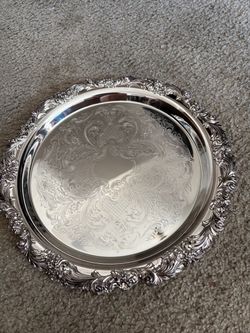 New sterling tray