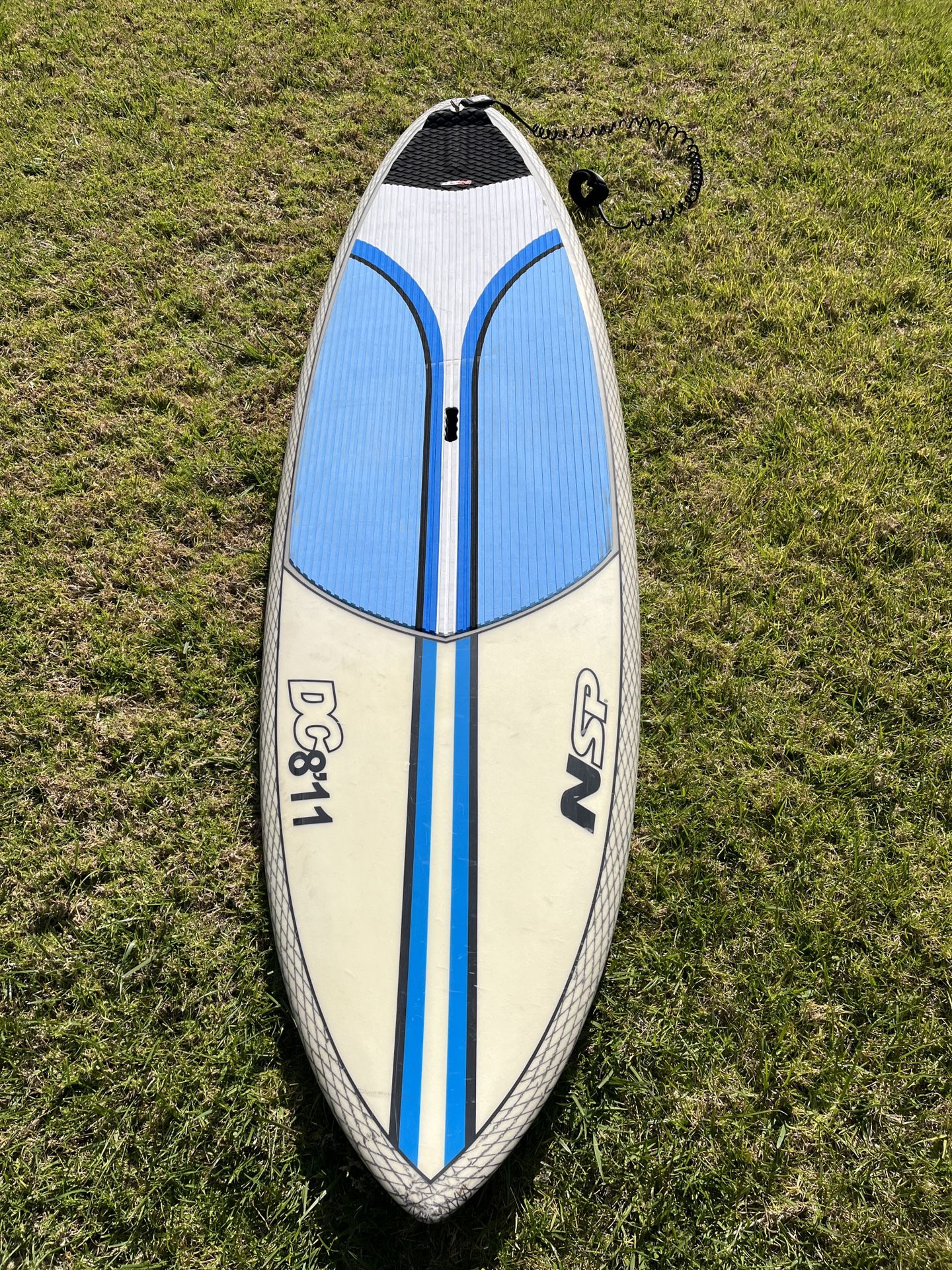 NSP DC Surf SUP Board & carbon fiber paddle