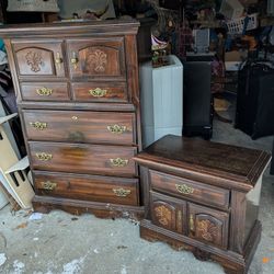 solid wood dresser set BRiNg MUSCLE 