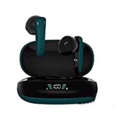 New! True Wireless Earbuds,Bluetooth Earphone Smart Touch Control Headphone Build-in Mic,Premium Sound Noise Isolation,30H USB-C Charging Case (Green)