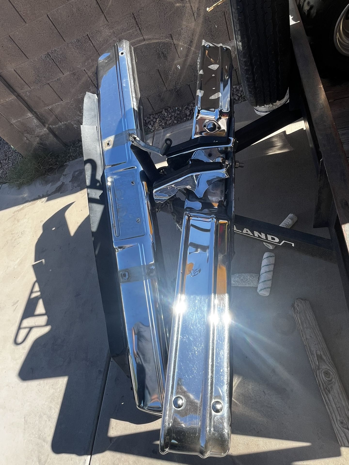 Square Body Bumper (front Bumper Has Been Sold, Only Have Rear Bumper)