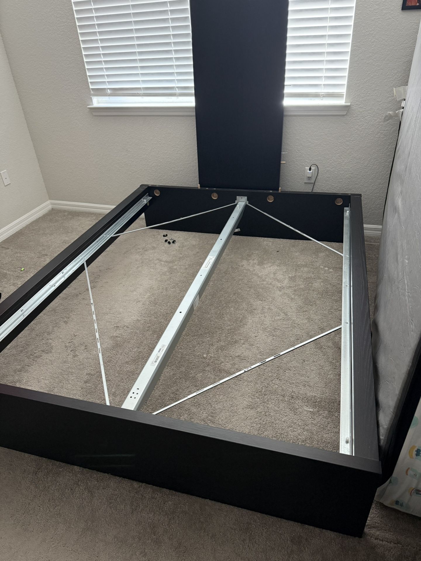 IKEA Queen Size Bed Frame In Black