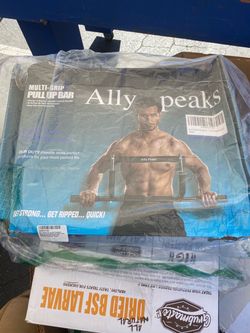 Ally Peaks Pull Up Bar for Doorway | Thickened Steel Max Limit 440 Ibs Upper Body Fitness Workout Bar| Multi-Grip Strength for Doorway | Indoor Chin-U