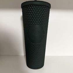 Studded Matte Hunter Green Starbucks Cup