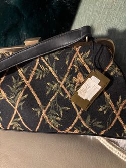 Ganz Tapestry Clutch Bag with Frame Clasp