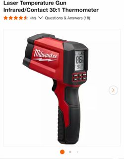 Milwaukee Laser Temp Gun 30:1
