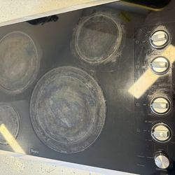 electric Cooktop Whirlpool  30 inches