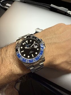 Mechanical Watch GMT Batman Parnis