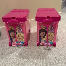 Barbie Storage Bins With Wheels! 