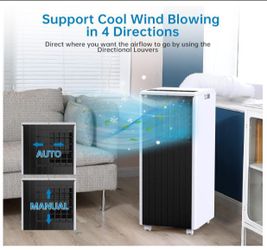 Denbig 3-in-1 Portable Air Conditioner with Remote Control