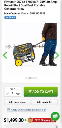 Generator Firman HO7552