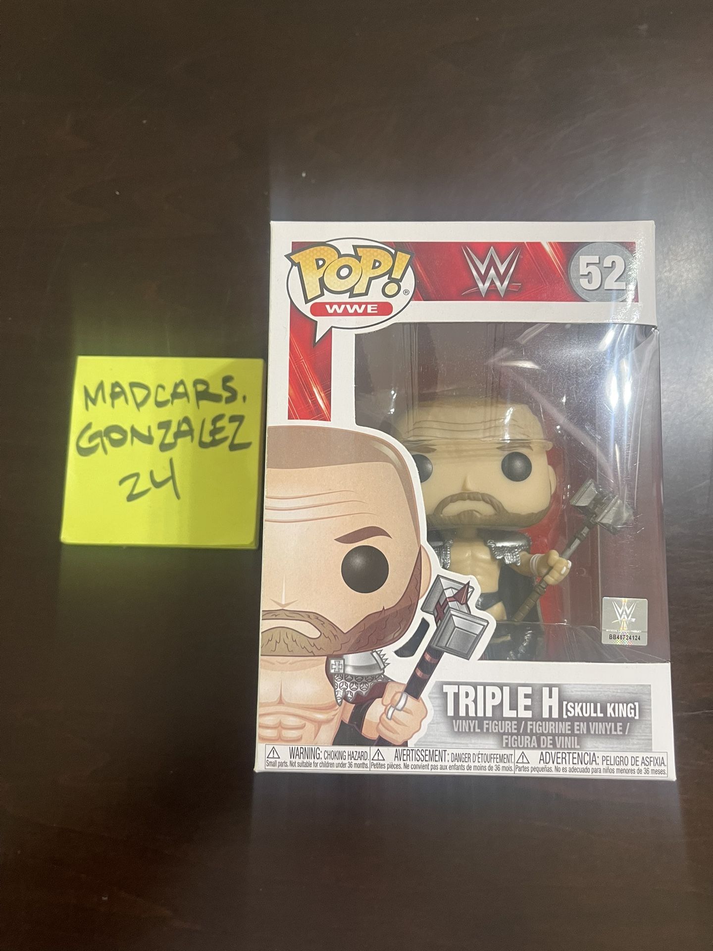Funko Pop WWE Triple H Skull King #52 Vaulted w/protector