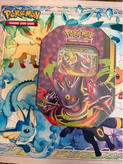 Pokémon TCG Mega Evolution Tin – Mega Gengar & Clefable ex