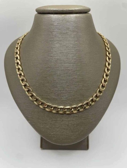 24" Gold Figaro Chain 10K Yellow Gold 15.4 Grams 8mm 