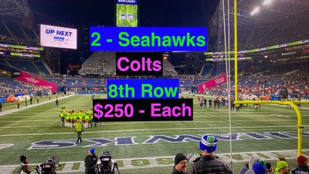 Seahawks Colts Tickets