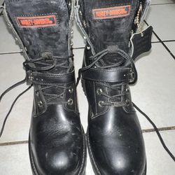Harley Davidson Boots Mens Size 8 1/2 black