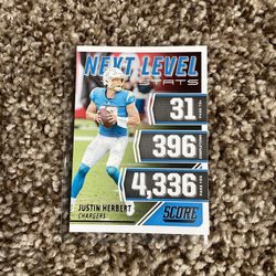 Justin Herbert Card